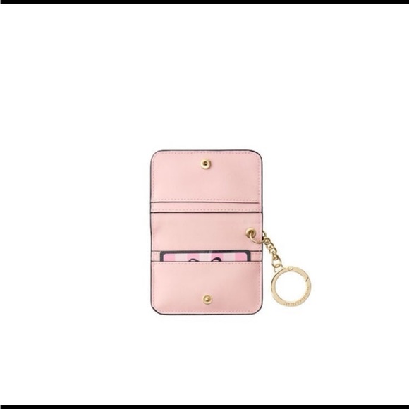 Victoria’s Secret ID Wallet Keychain (Pink Stripe) - Picture 3 of 7